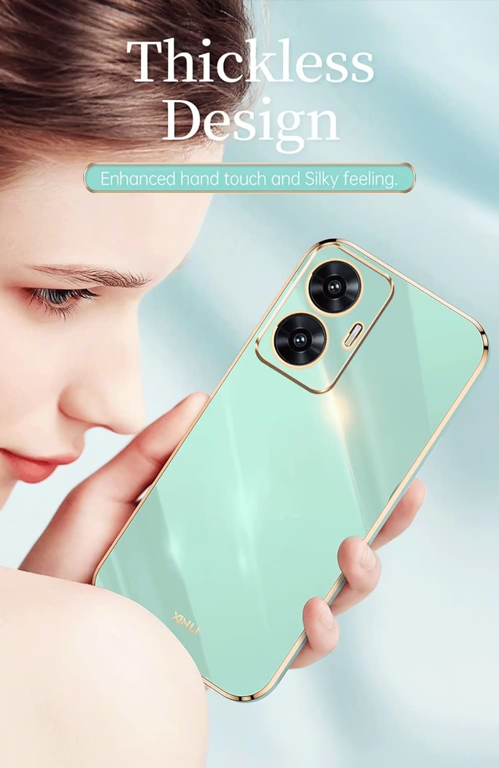 JIAFEI Armor Cover for Realme C55 4G, TPU+PC Shockproof