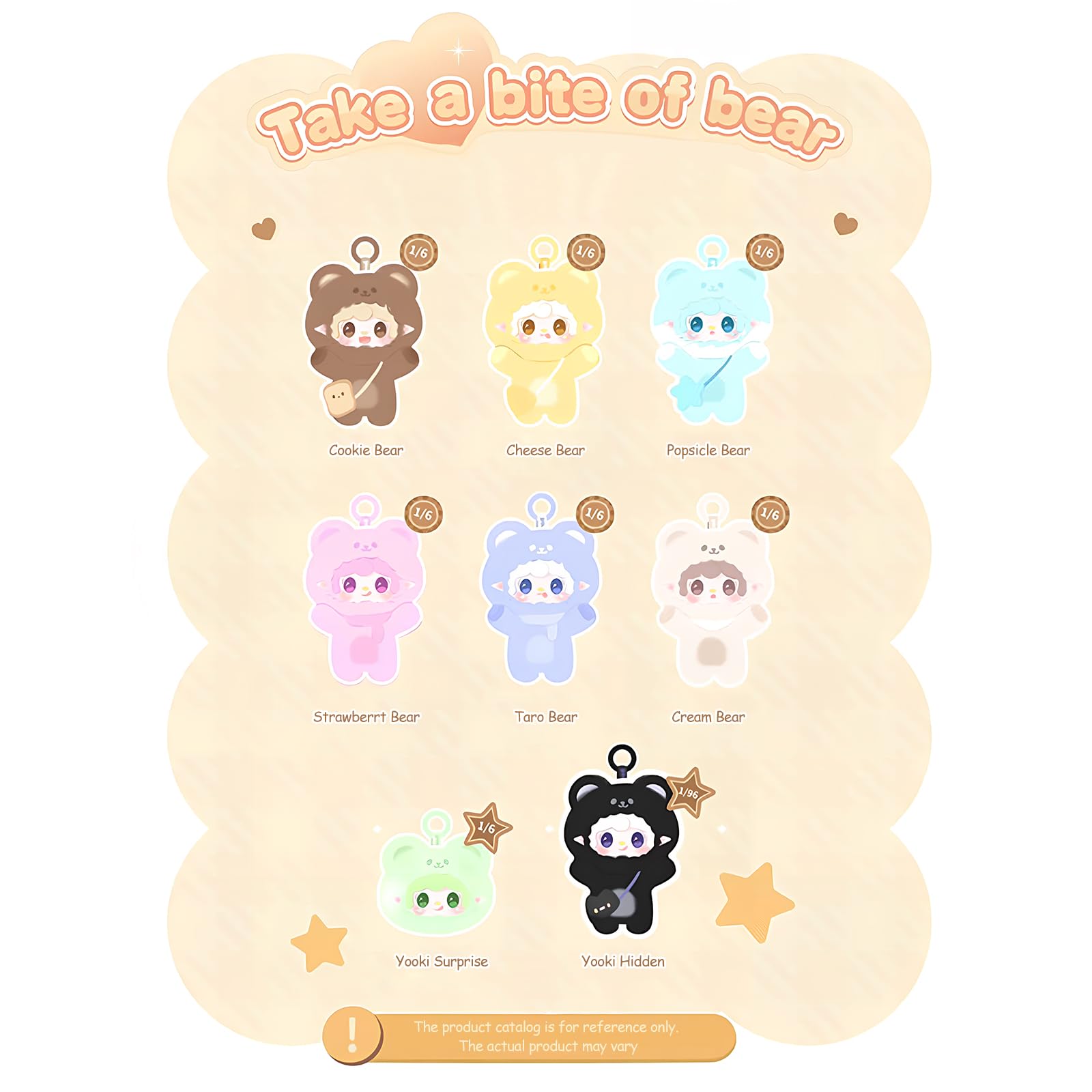 YOOKI TAKE A BITE OF BEAR アソートボックス YOOKI Take A Bite Of Bear Series Plush Blind Box – KIKAGoods