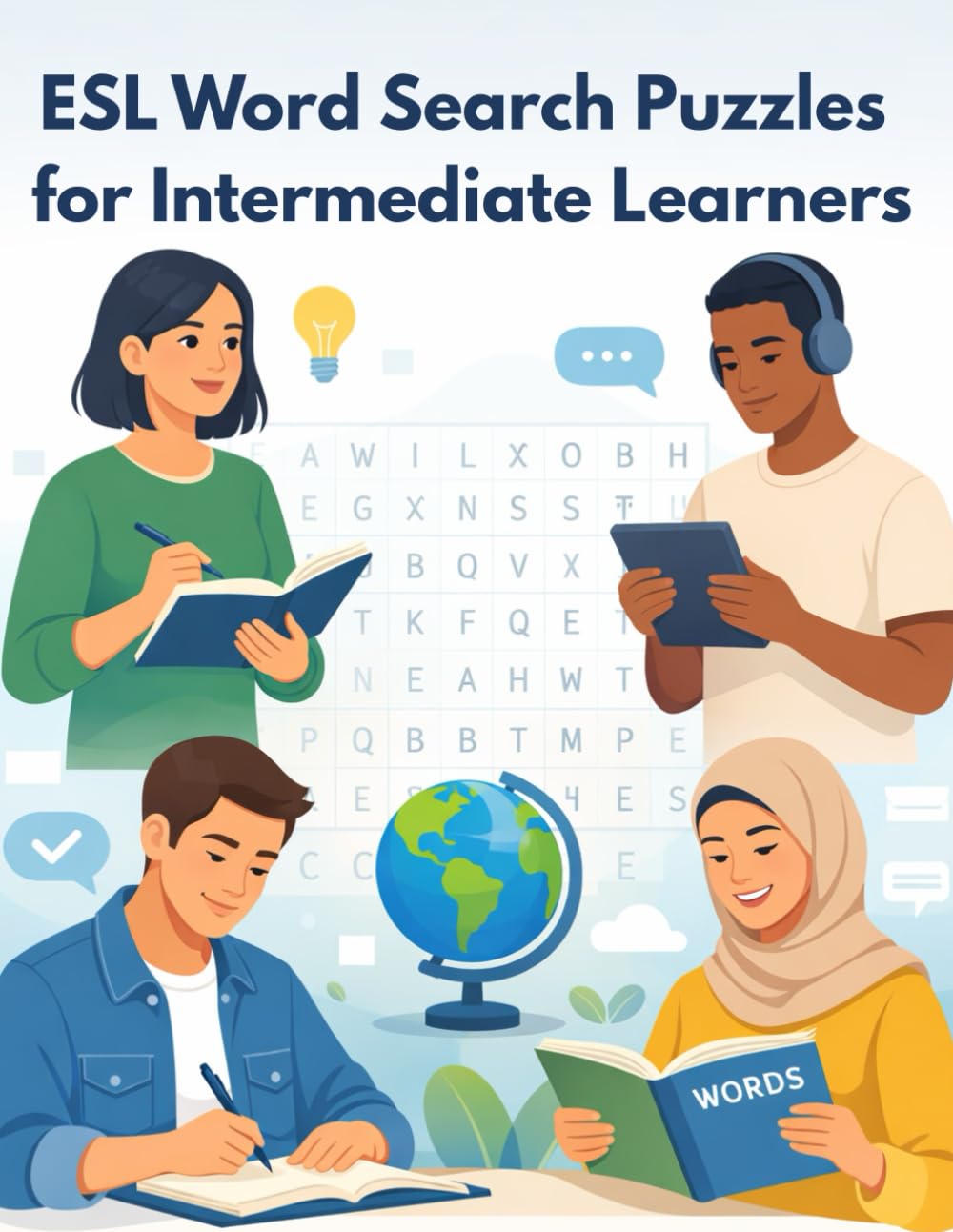 ESL Word Search Puzzles for Intermediate Learners: Vocabulary Practice for Upper-Intermediate ESL Students