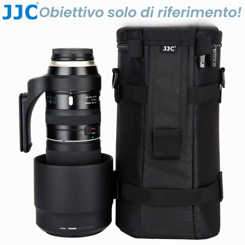 JJC DLP Deluxe - Custodia per obiettivo compatibile con lenti Canon Zoom