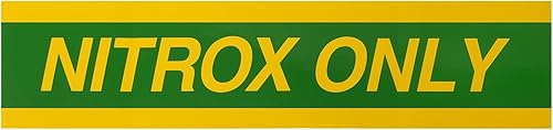 Trident Nitrox Only - Adhesivo para tanque