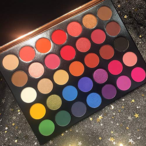 Myuango Color Studio Press Power 35 Shades Shimmer Matte Eyeshadow Waterproof Long Lasting Professional Makeup Shadows Pallets Eye #TOP3