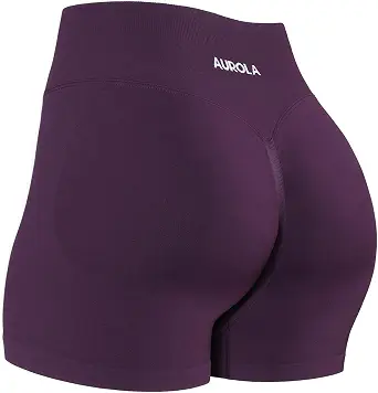  Influence Workout Shorts for Women,2.5 3.5 4.5 5.5 6.5 No Roll Up Squat Proof Scrunch Seamless Compression Gym Short