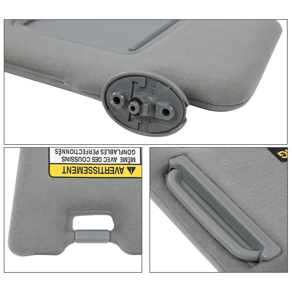 Sun Visor Gray Left Right Driver Passenger Set For Toyota Tacoma 2005