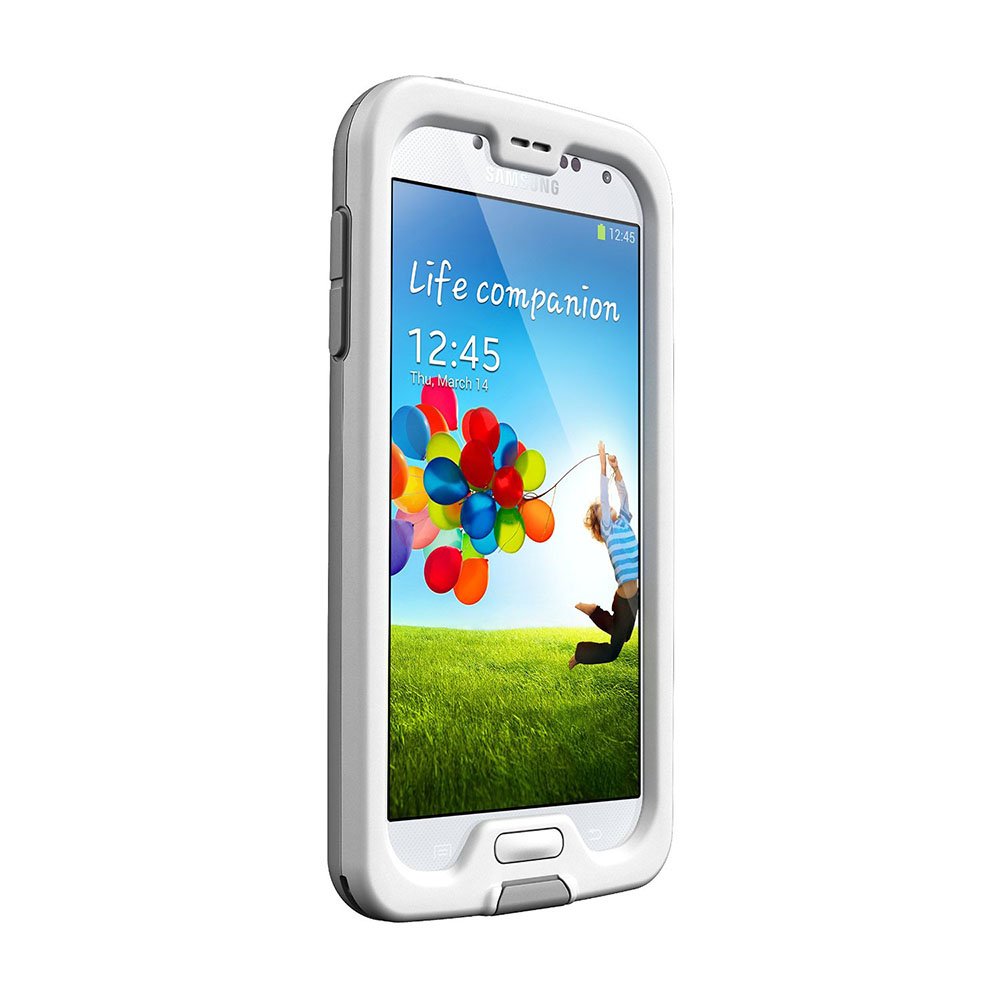 LifeProof FRĒ Samsung Galaxy S4 Waterproof Case - Retail Packaging - WHITE/GREY