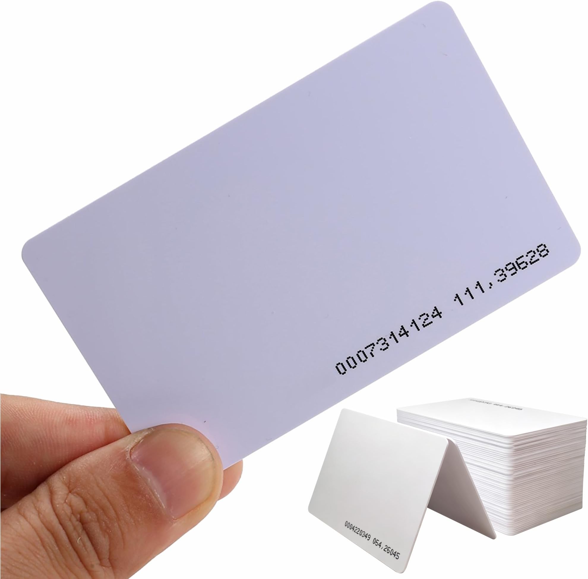 UHPPOTE Contactless 125kHz RFID Proximity Smart PVC ID Card CR80 (50 Pack)