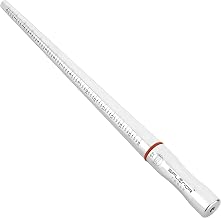 Splenor Tools 14" Solid Stainless Steel Un-grooved Ring Mandrel - for Measuring & Forming Rings - Jewelry Making Tool - Ring Sizer - Size (US 0-16 & UK A-Z6)