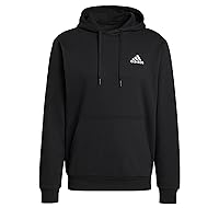 Adidas Homme Essentials FEELCOZY Fleece Hoodie, Black/White