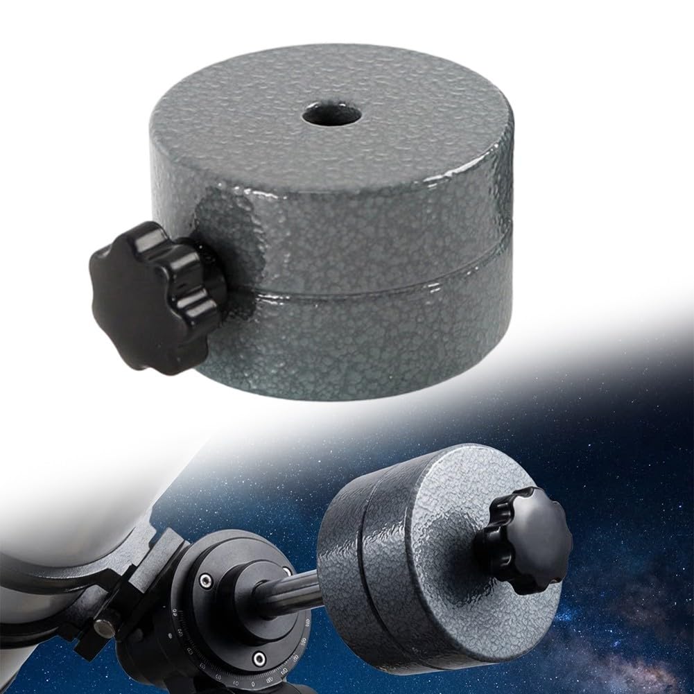Equatoriale Mount Contrappeso 1.8kg per Celestron 80EQ 90DX Telescopio Balance Rod 12mm Astronomia Accessorio