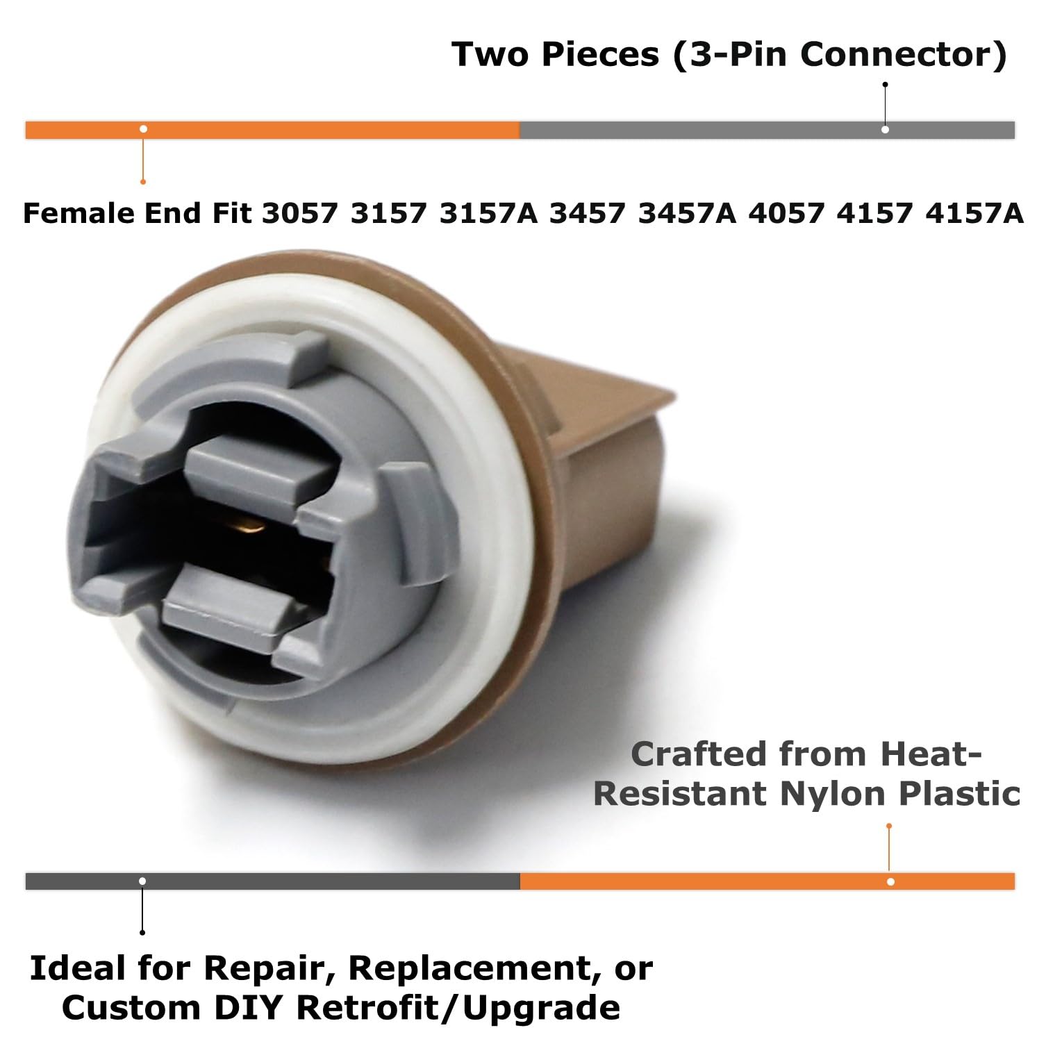 Amazon.co.jp: iJDMTOY OE-Spec 3ピン 3157 フロントヘッド