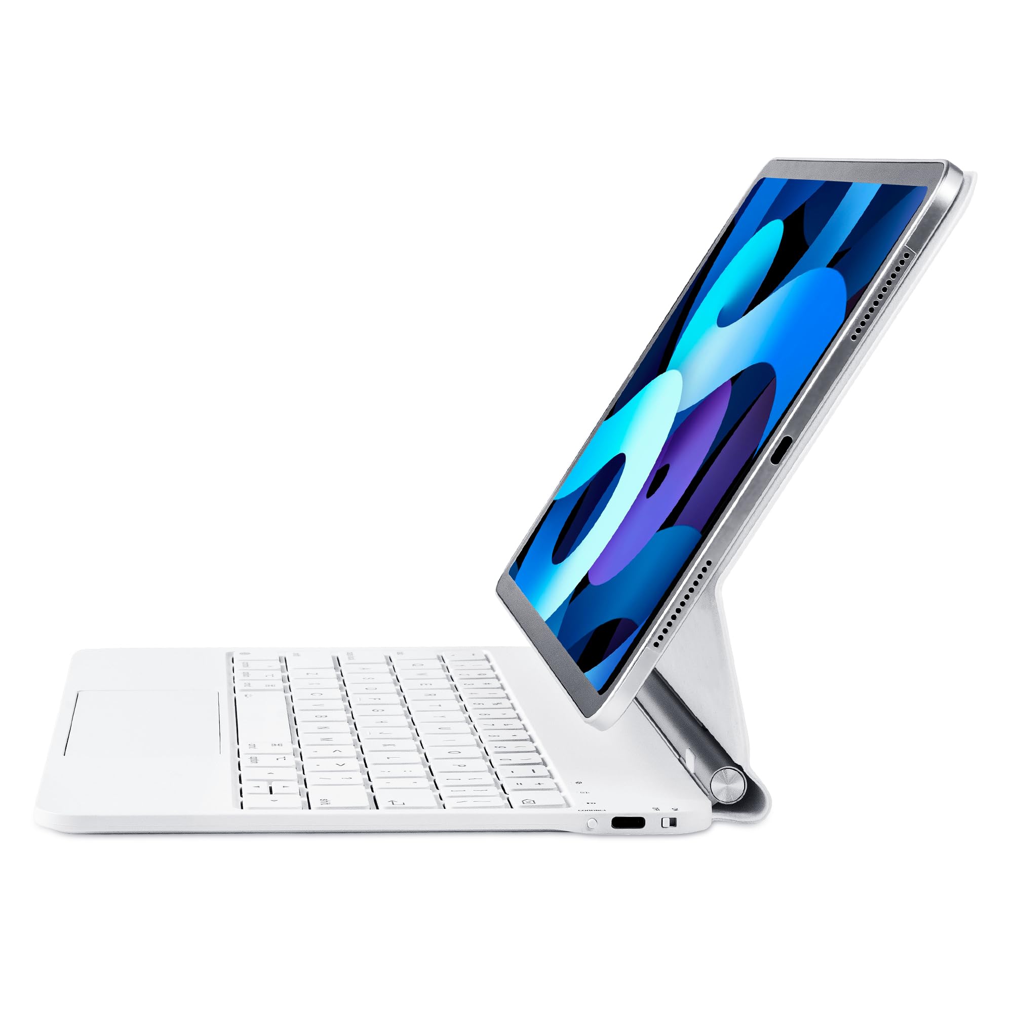 Magic Keyboard para iPad 10ª generación 2022/iPad (A16) 11ª generación 2025, funda con teclado, soporte magnético, trackpad integrado, QWERTZ, alemán (blanco)