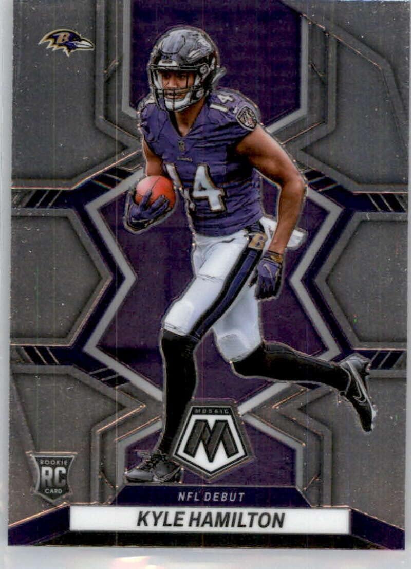 2022 Panini Mosaic #288 Kyle Hamilton NFL Debut RC - Rookie Card Baltimore Ravens Football NM-MT
