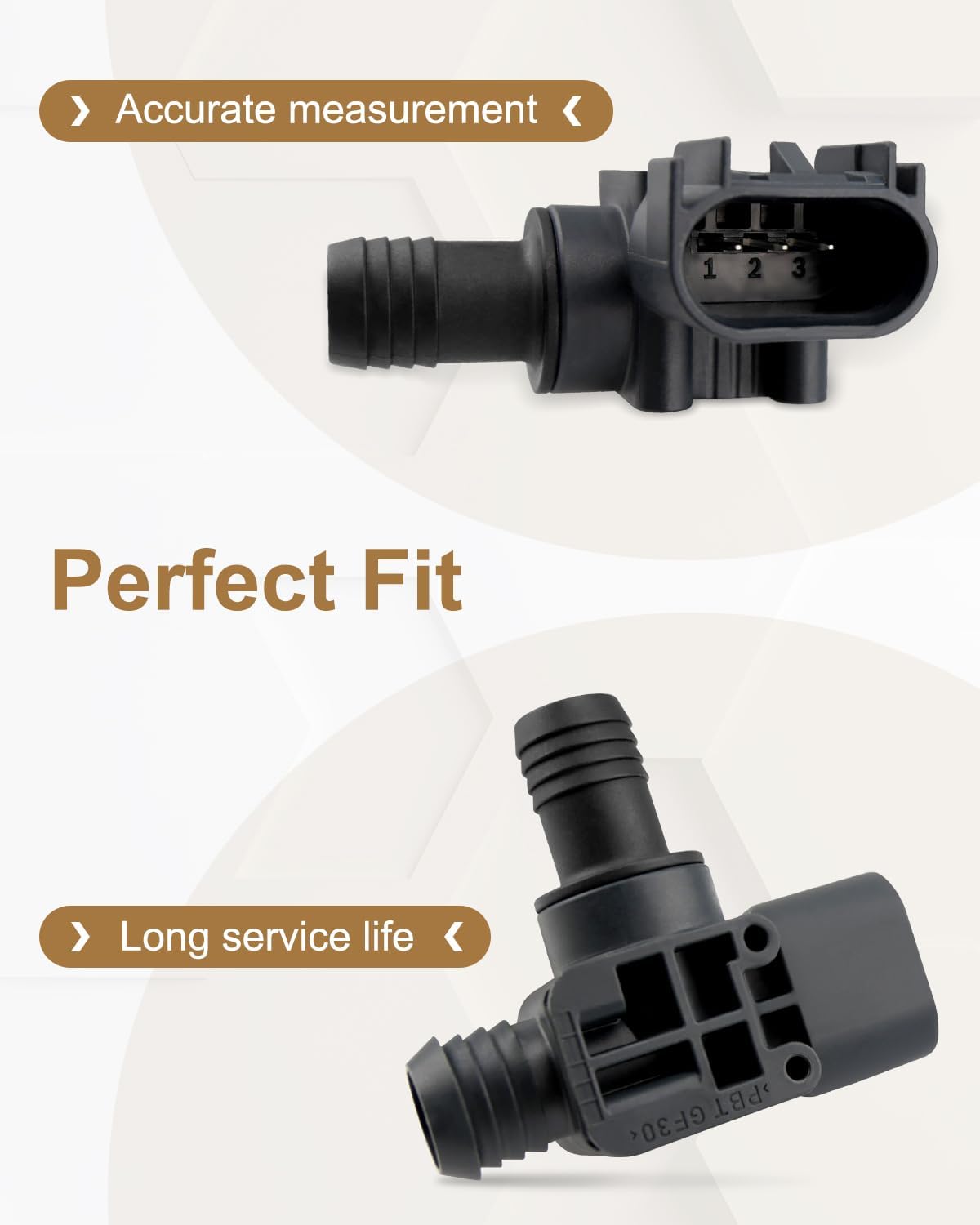 Power Brake Booster Pressure Sensor Fit for Chevrolet Camaro Caprice Cruze, Fit for Cadillac ATS SRX XTS, Fit for GMC Terrain, Fit for Buick Encore LaCrosse Regal, Replace 20876799