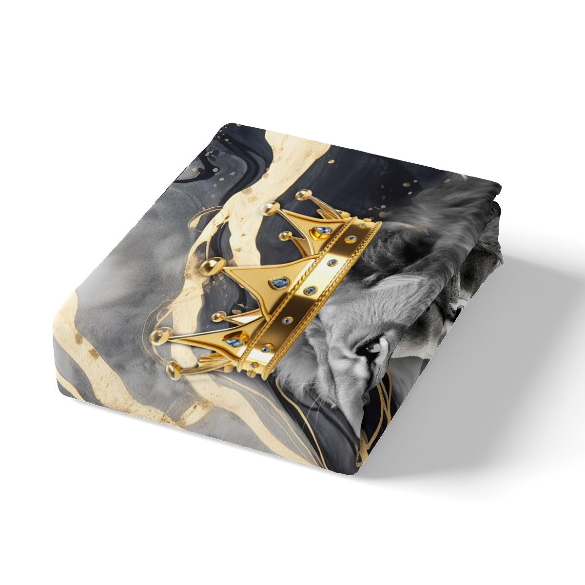 Wild Lion King & Queen Bedding Set - 3D African Animals Comforter Cover Twin Size With Pillowcase - View #8