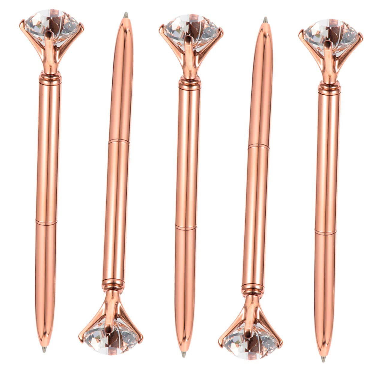 4 Ensembles Stylo À Bille Diamant Stylos Noirs Papeterie Pots À Crayons s Noir Effaçables Marqueurs À Craie Bleus À Pointe Fine À 5 pièces * 4