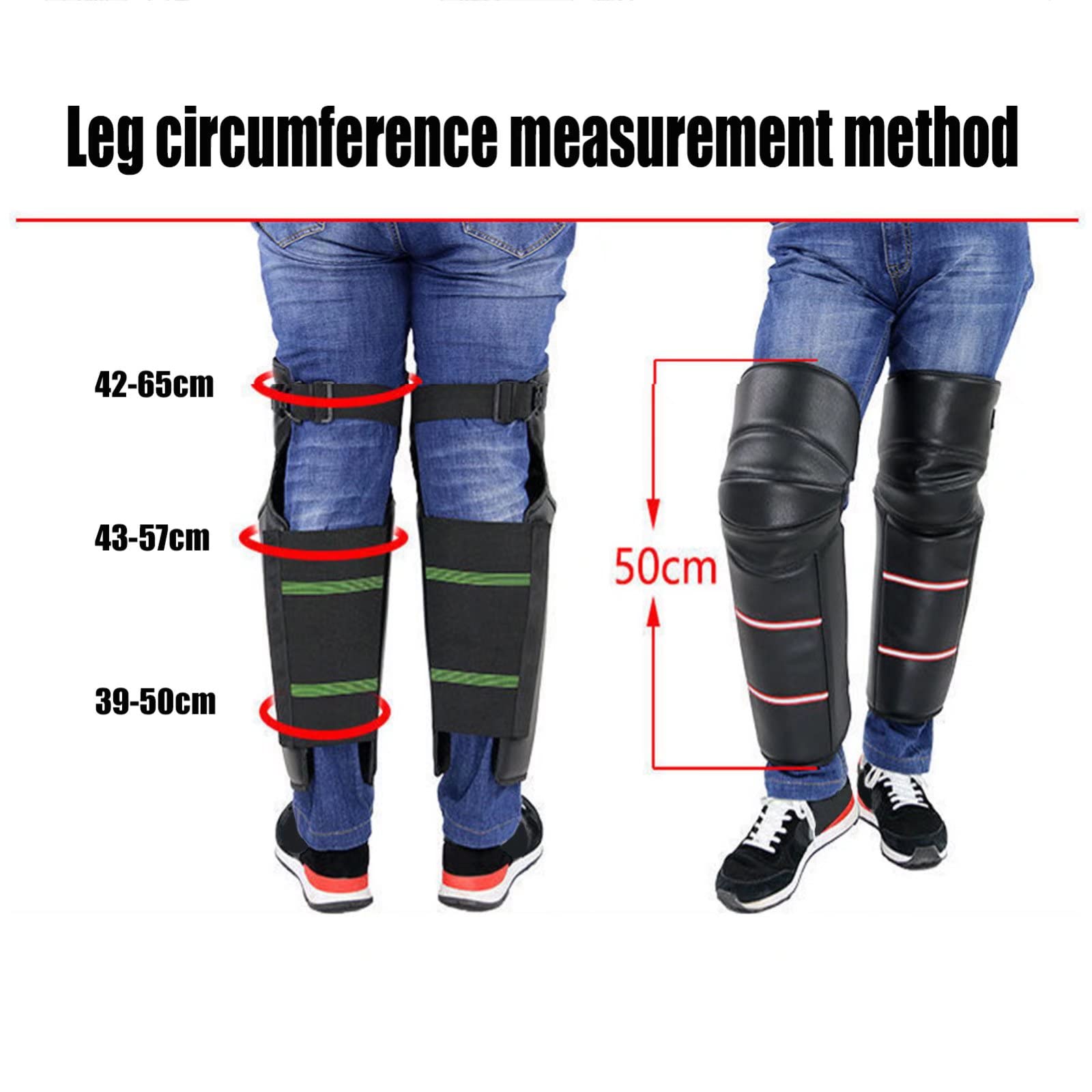 épaissir des Genouillères De Moto Anti Froid, Kneepad Hiver Protection des Jambes Moto Genou Protector Coupe-Vent Thermique Protection des Jambes, Unisexe GenouillèRes De Moto d'hiver