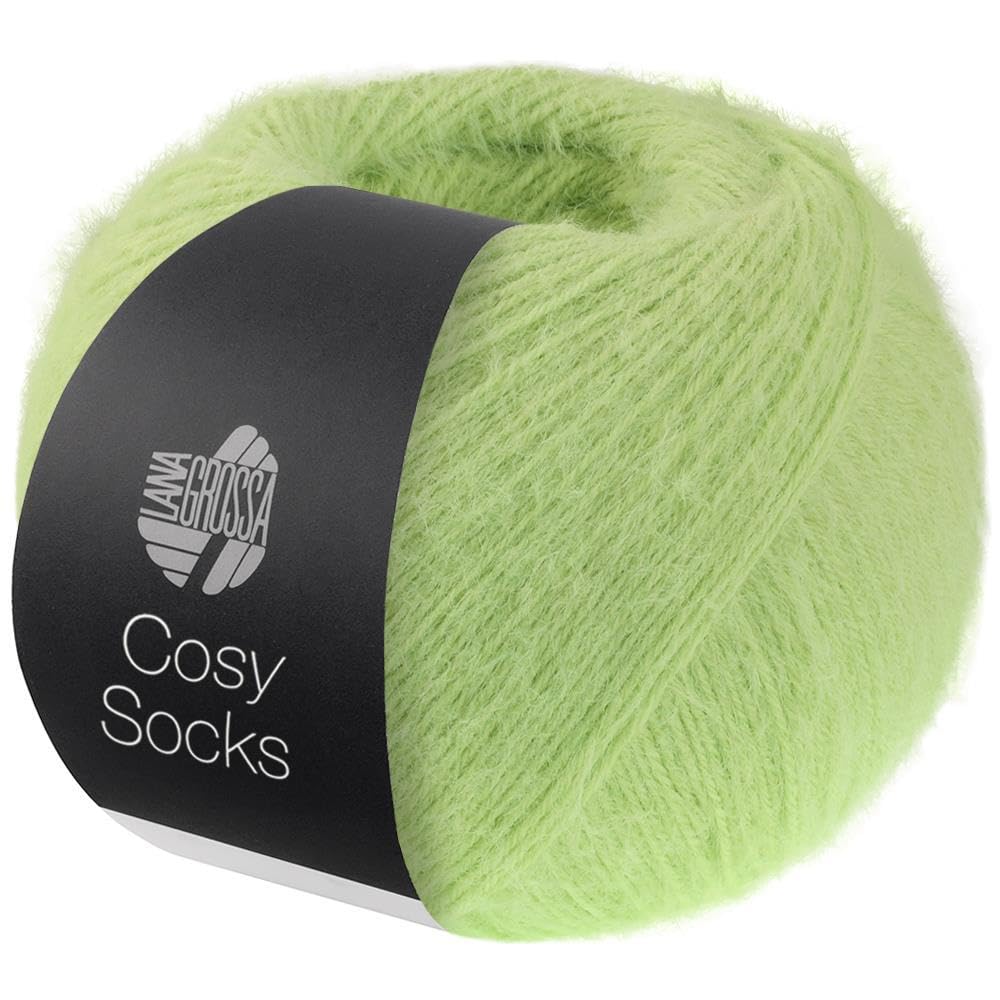 LANA GROSSA Cosy Socks Flauschiges Sockengarn mit Merinowolle, waschmaschinenfest