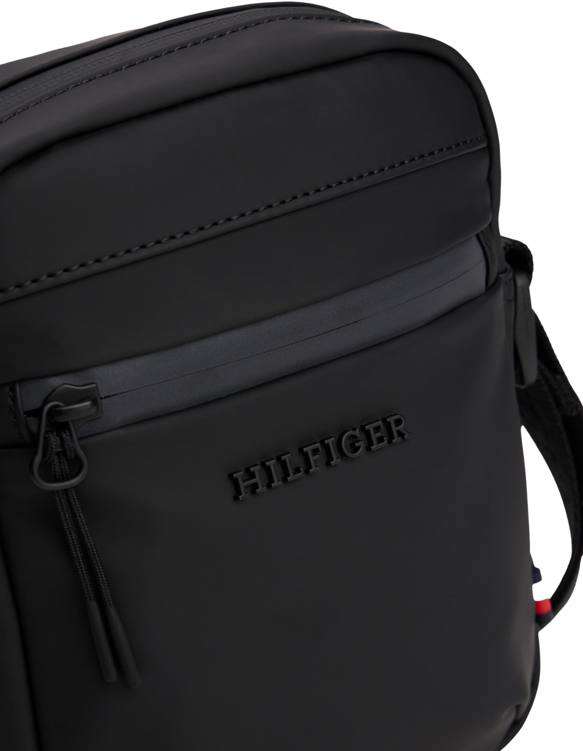 Tommy Hilfiger Sac à Bandoulière Sac Homme Mini Reporter Petit, Noir (Black), Taille Unique