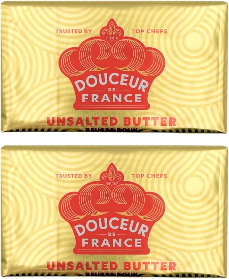 French Unsalted Butter 250g (pack of 2)