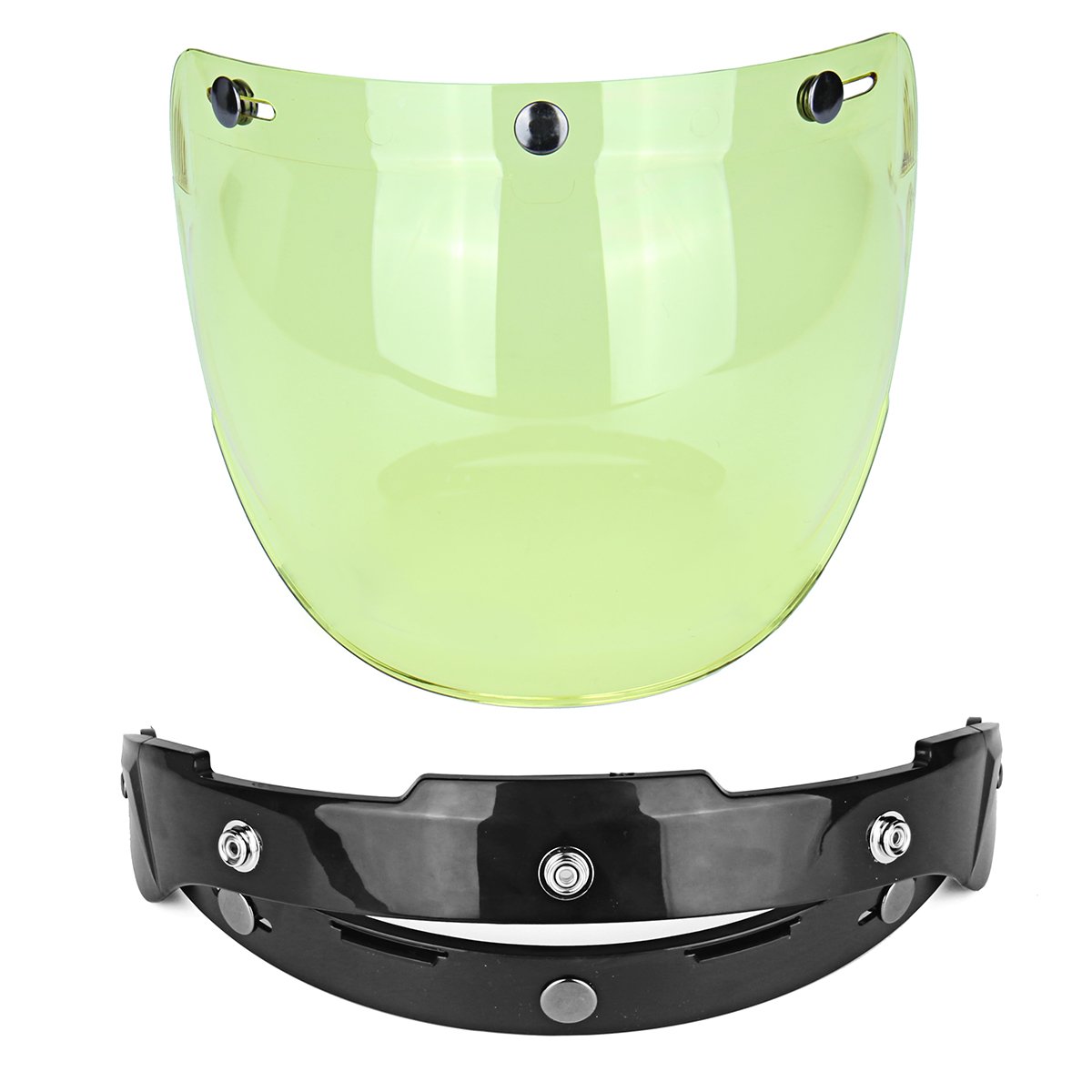 Apra Il Casco Motociclo Bolla Visiera Obiettivo per Harley Jet Casco - Chiaro