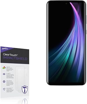 BoxWave Screen Protector Compatible with Sharp AQUOS zero2 - ClearTouch ImpactShield 2-Pack, Impenetrable Screen Protector Flexible Film