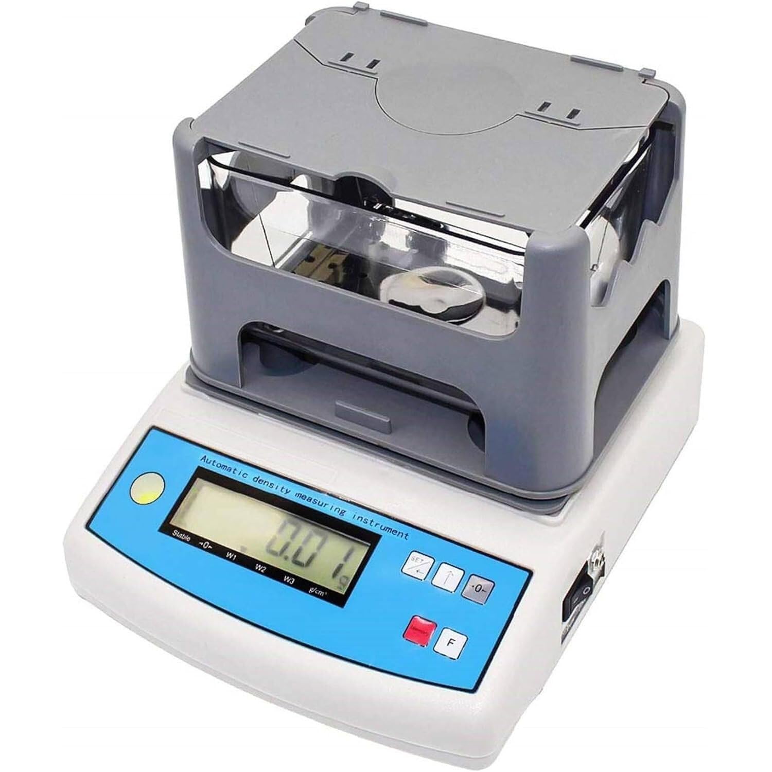 Solid Density Meter,0.01g Electronic Solids Density Meter,Digital Solid Density Meter,High-Precision Metal Purity Analyzer(600g)