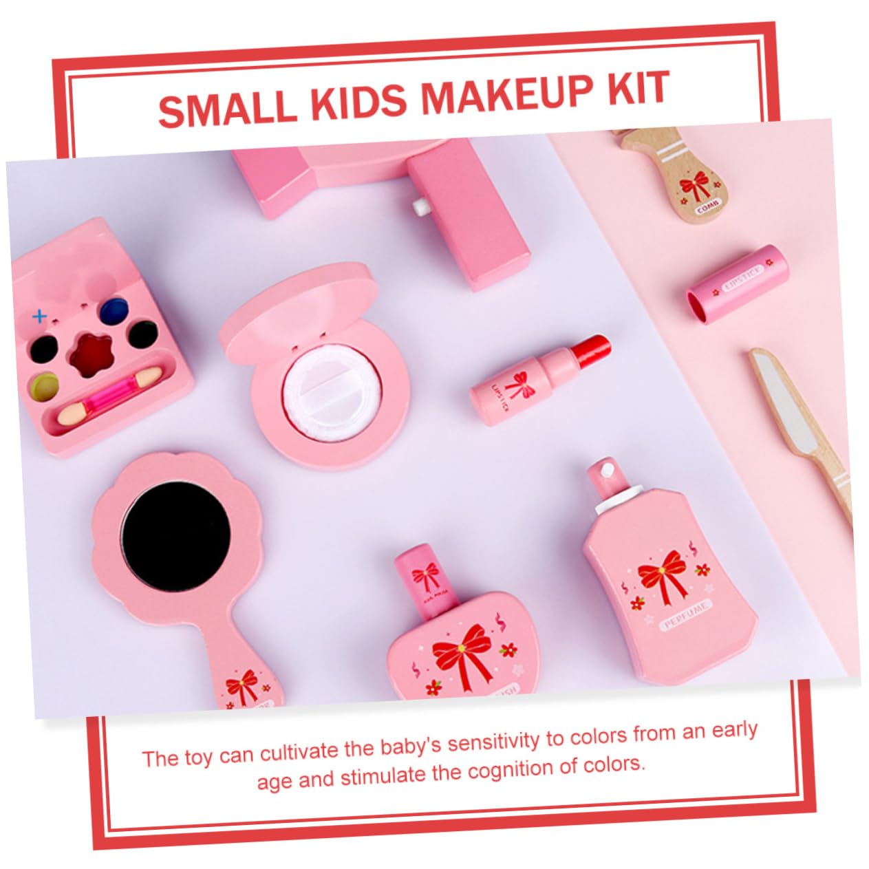 HANABASS 1 set Trucco per Kit Make Up Portatile e Sicuro e Giocattoli Creativi per Ragazzi e Ragazze per Giochi Ruolo e Decorazioni
