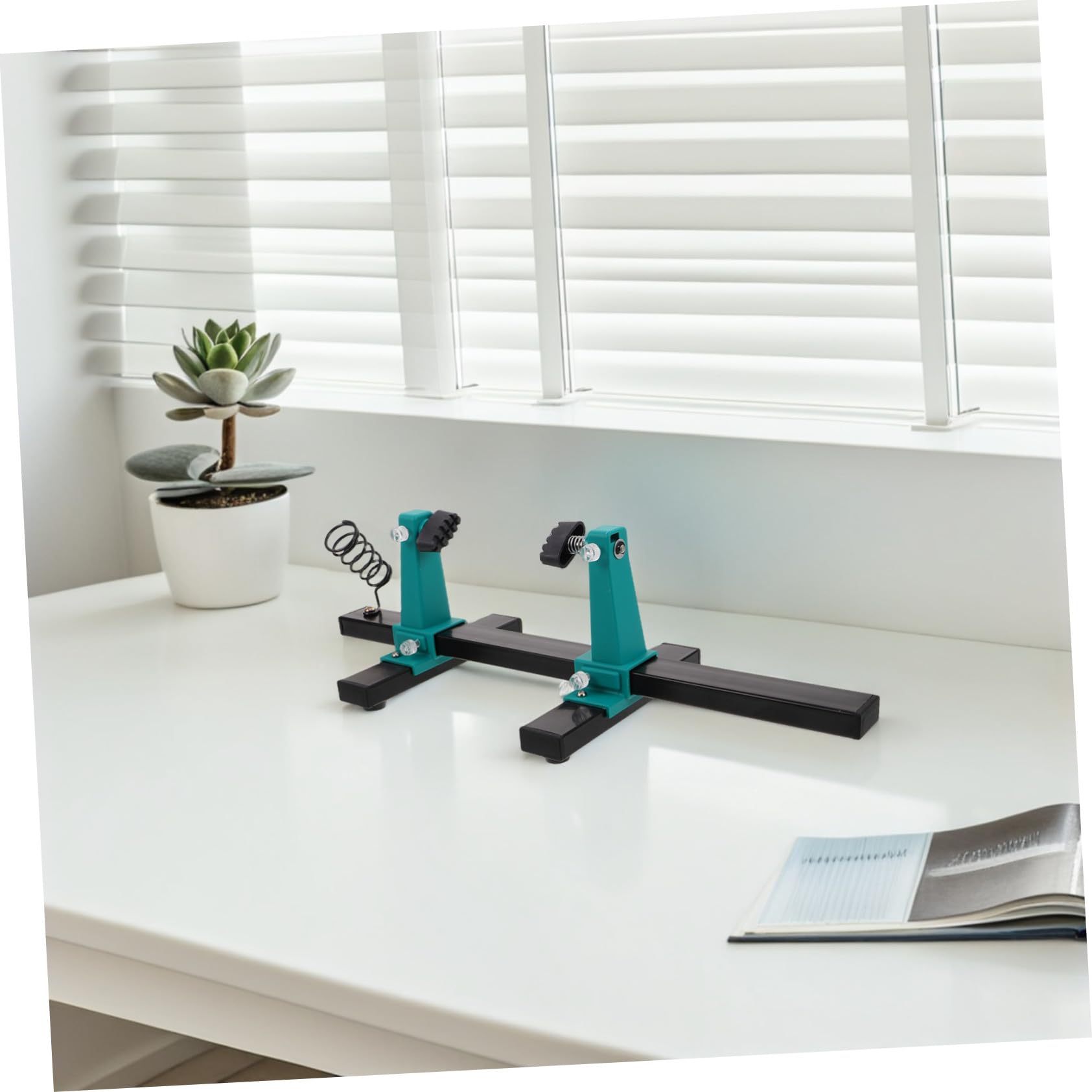 Pince de Circuit Imprimé Rotative avec Base, Réglable pour Soudure
