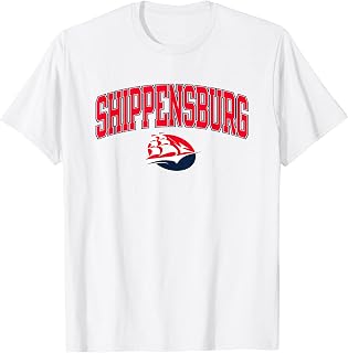 Elite Authentics Shippensburg Raiders Arch Over Logo Officially Licensed T-Shirt