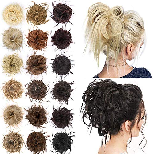 AISI BEAUTY Tousled Updo Hair Pieces Messy Bun Hair Scrunchies Extensions Hair Pieces and Ponytails Hair Extensions for Women...