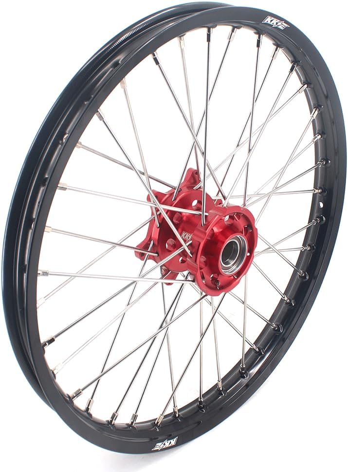 KKE 1.6 * 21/2.15 * 19 Wheels Fit KTM EXC/EXC-F/SX/SX F/XC/XCF/XCW/XCF-W 125-530 2003-2026 Rims Set Mx Motorcycle Dirt Bike RED Hub Husqvarna FE FC TE TC 125-501CC 2014-2025