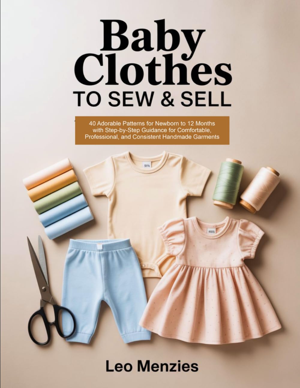 BABY CLOTHES TO SEW & SELL: 40 Adorable Patterns for Newborn to 12 Months with Step-by-Step Guidance for Comfortable, Professional, and Consistent Handmade Garments