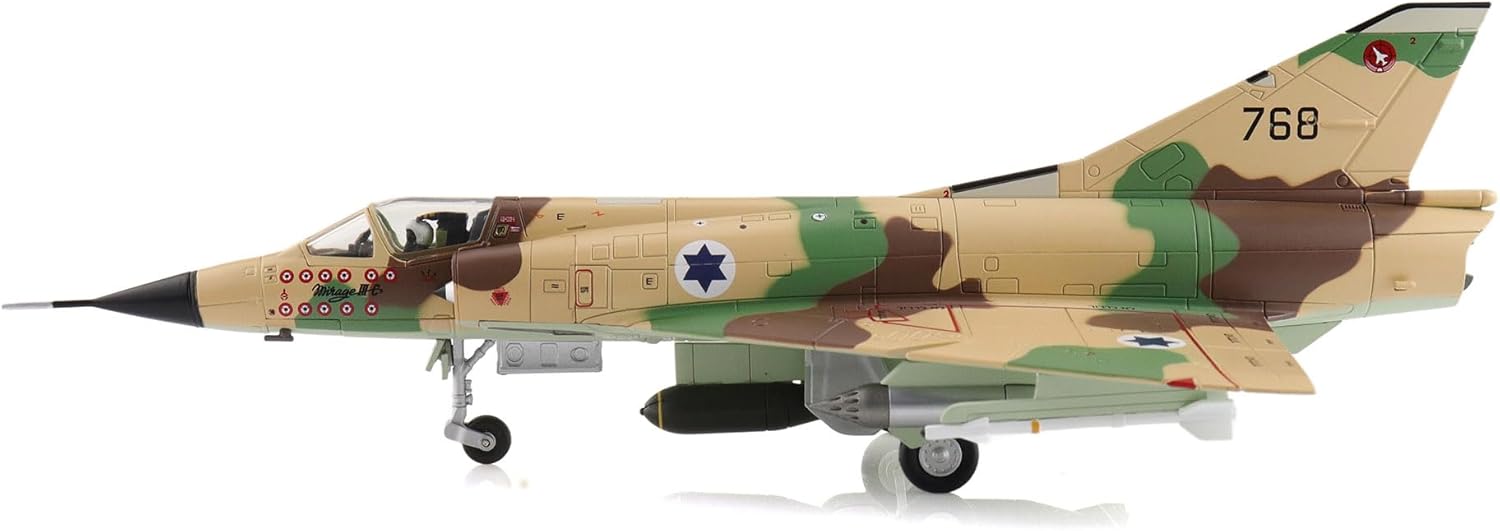 Hobby Master | 1:72 Scale Diecast Military Aircraft Replica | Mirage IIICJ 768, The First Jet Squadron, Ramat David AB, Dec 1970 | Model HA9804