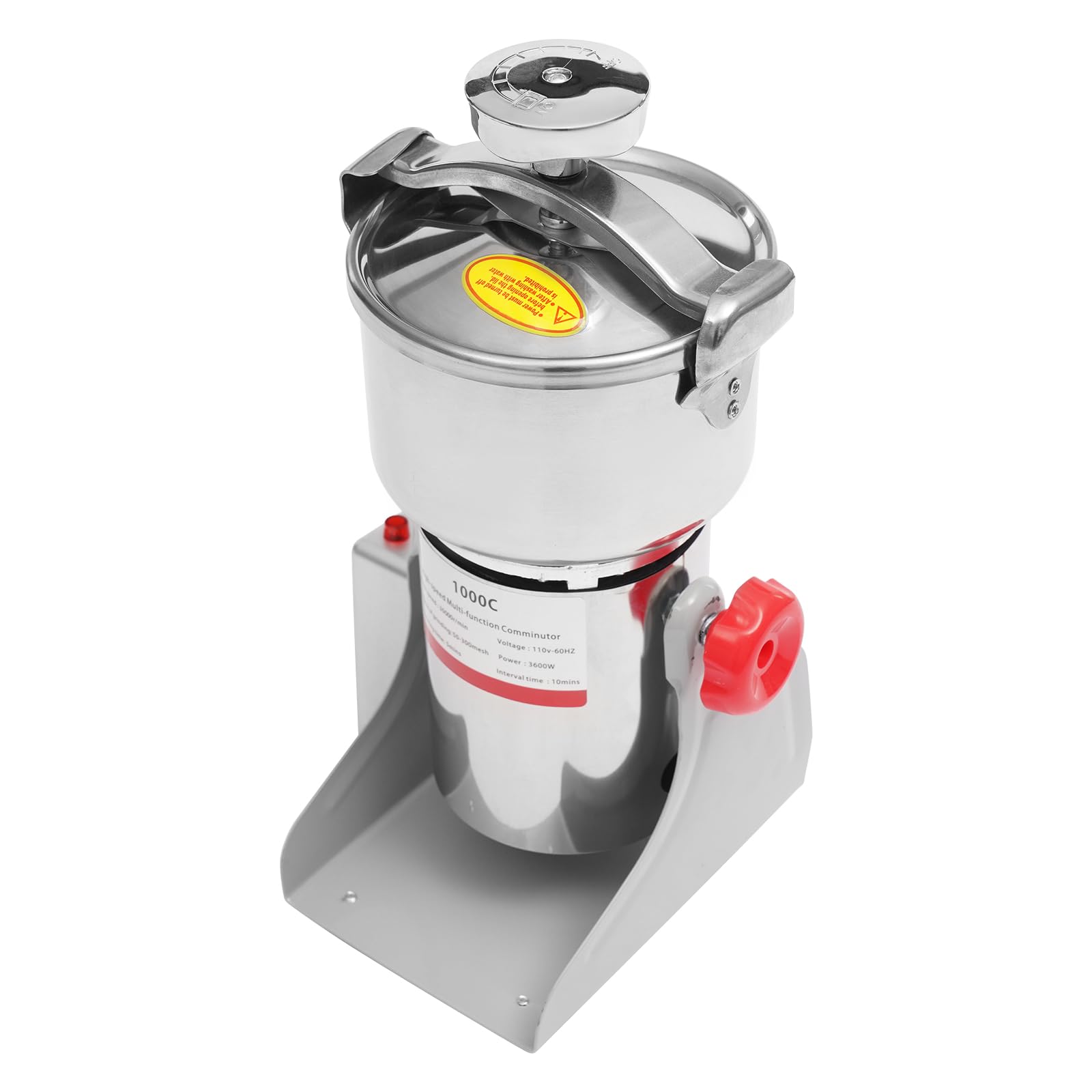 BOPRCSH 3600W Electric Grain Grinder, Commercial Corn Mill Heavy Duty Feed Flour Cereal Mill Wheat Grinders, Electric Feed Mill Dry Grinder for Grain Corn Rice Herbs Pepper