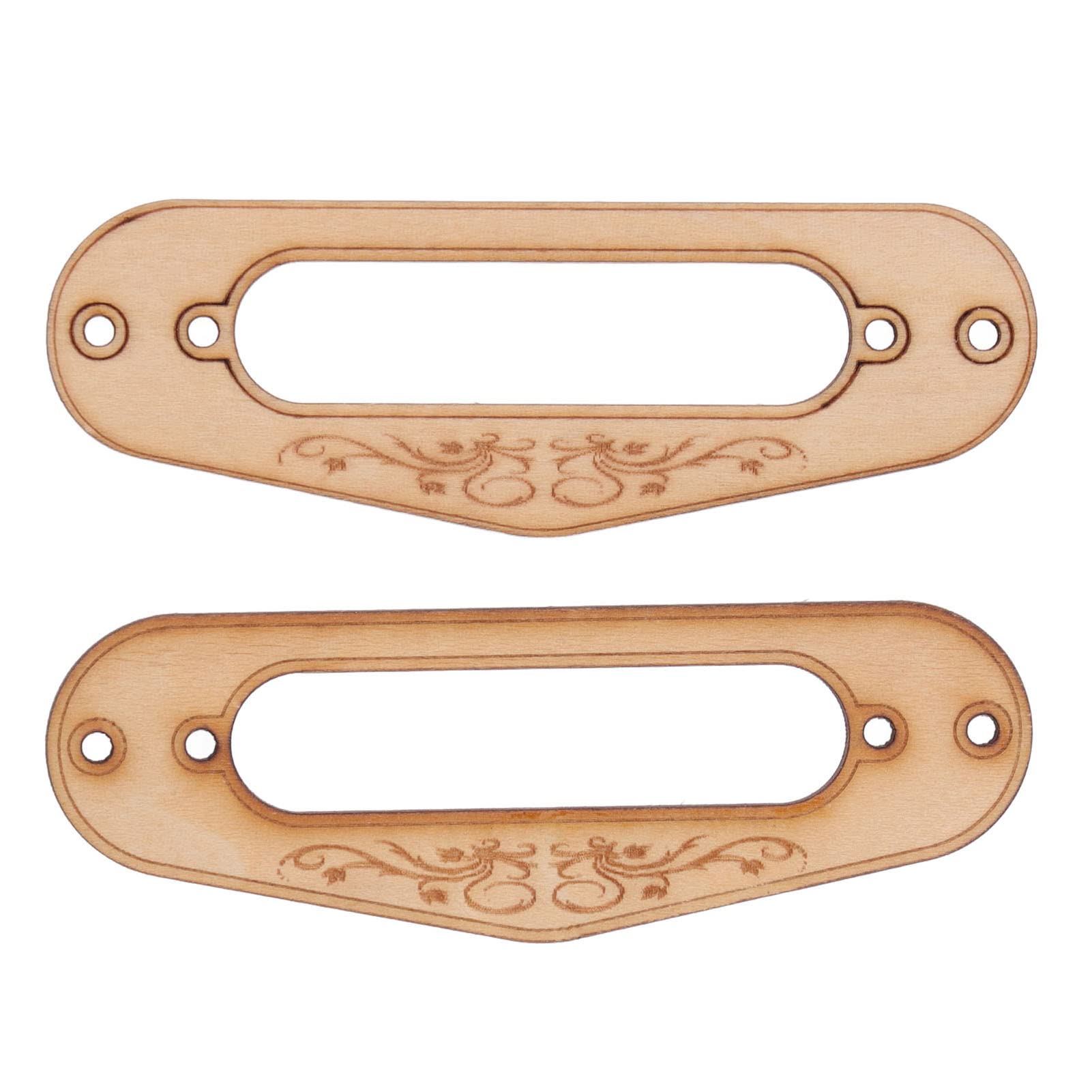 Anello Di Montaggio Pickup 2 Pezzi, Anelli Pickup In Metallo Dorato, Anello Di Montaggio Humbucker Piatto Per Chitarre Elettriche(nero - Foto 7