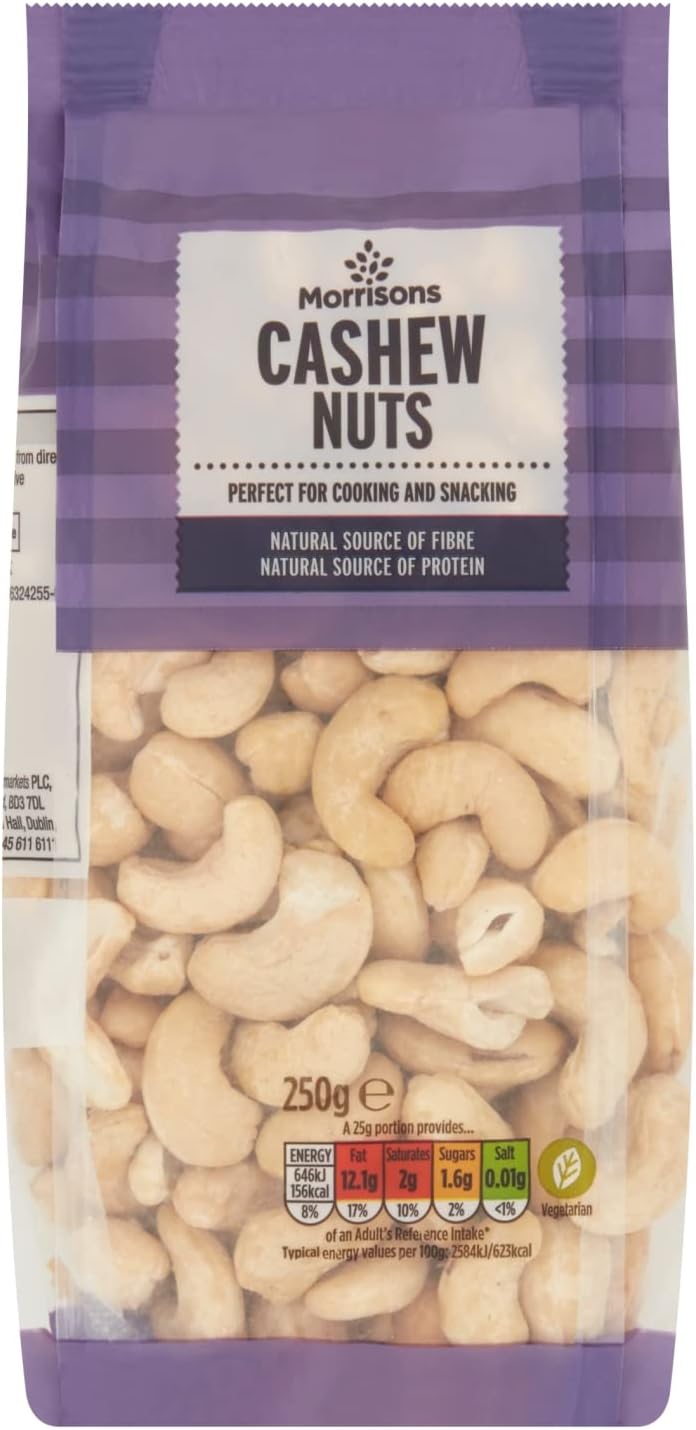 Morrisons Cashew Nuts, 250g