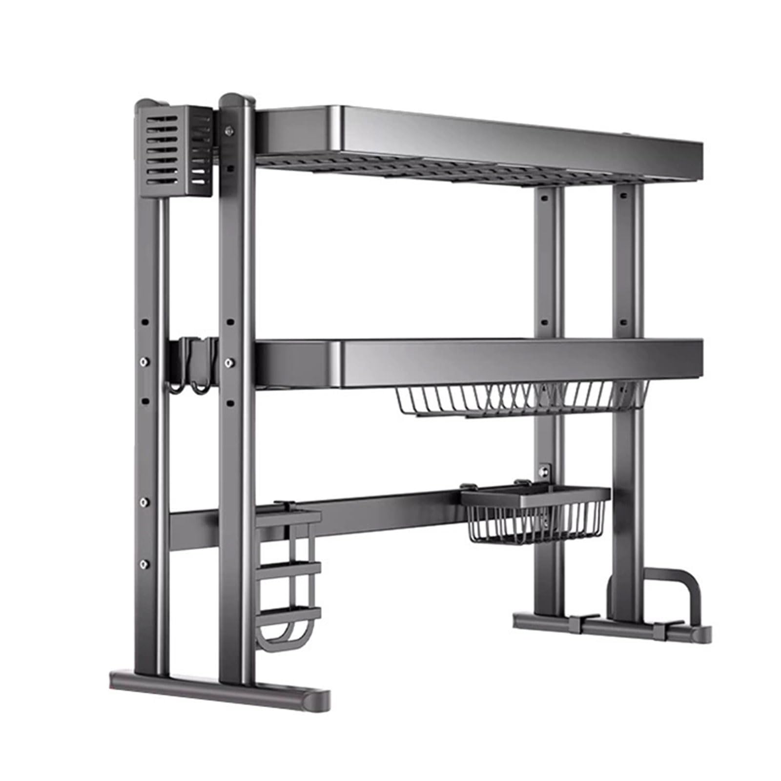 Geschirrständer aus Karbonstahl | 67–97 cm: Geschirrtrockner for die Küche