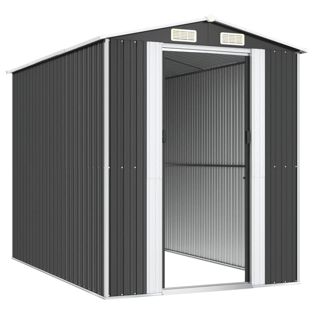 Générique Abri de Jardin Anthracite 192x274x223 cm Acier galvanisé,Maison & Jardin,Pelouses & Jardins,Vie en extérieur,Structures extérieures,Cabanes & abris de Jardin,3147450