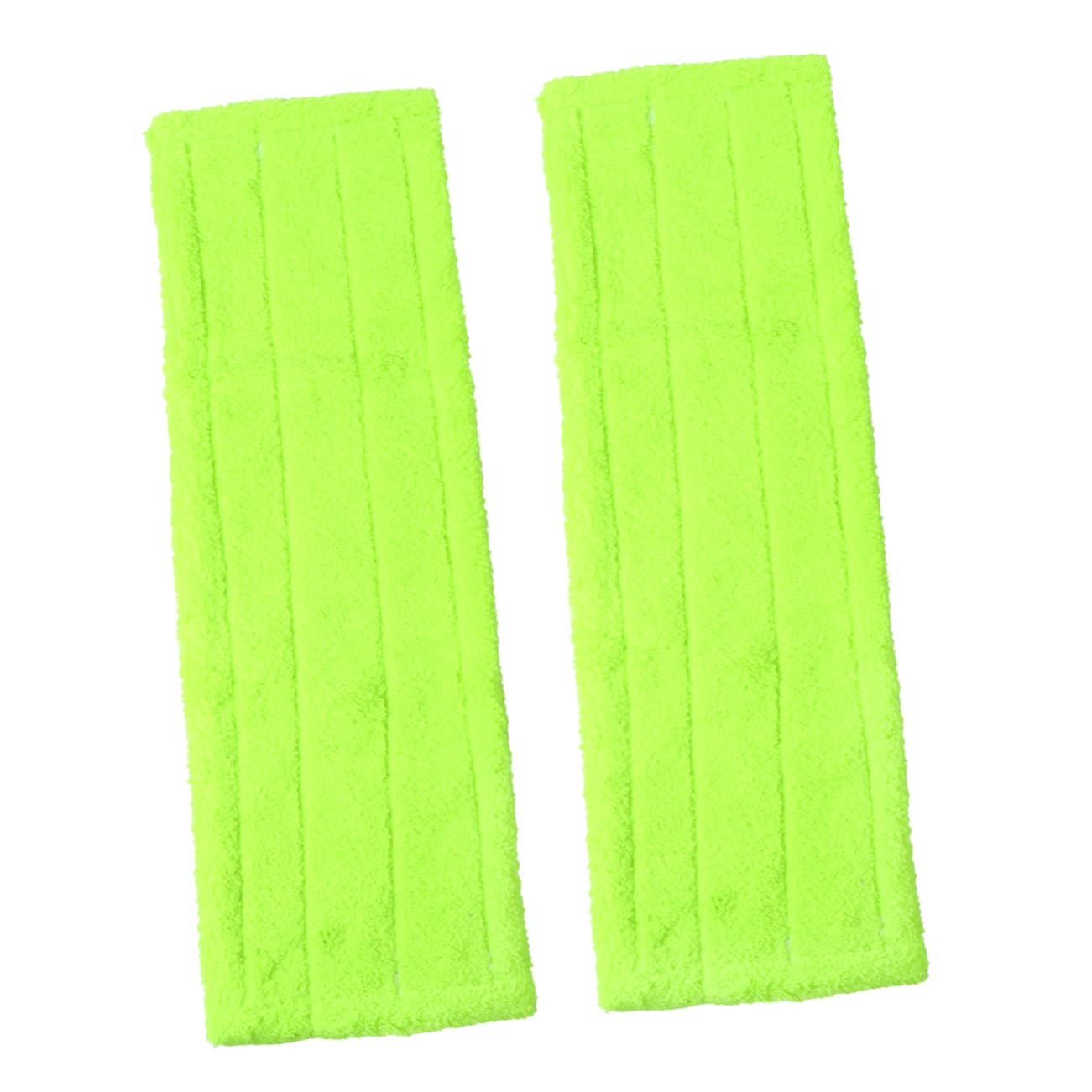Beavorty 2pcs Microfiber Mop Covers Coral Mop Pads for Efficient Household Cleaning Hard Floors Easy to Replace and Wash for Use