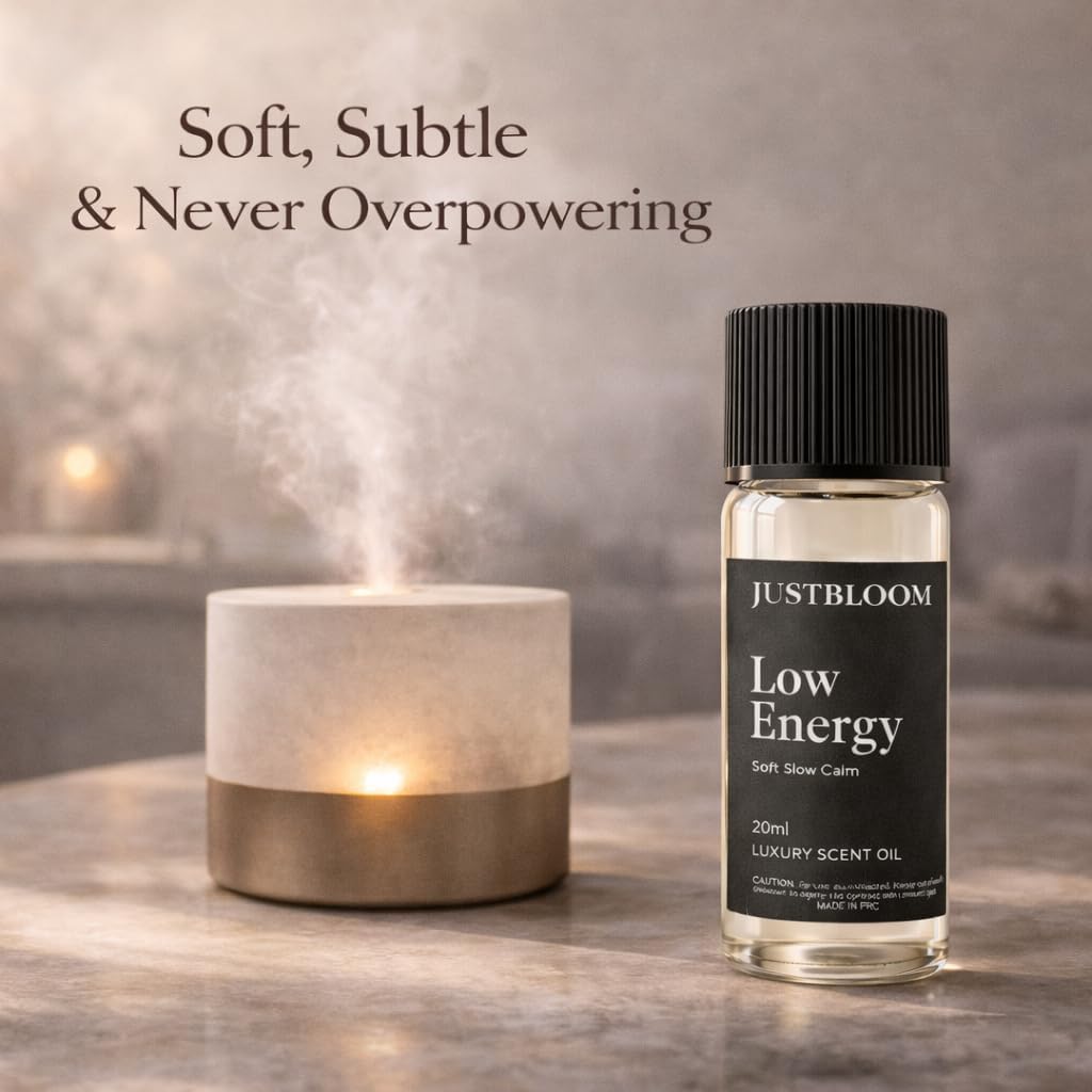 Luxury Hotel Scent Diffuser Oil Collection, 20ml Fragrance Oils for Waterless Diffusers, Home Hotel Office Spa Aroma Series (Low Energy, Low Energy)