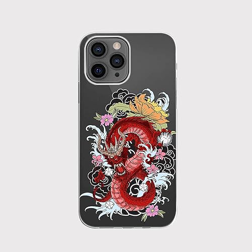 Miniatura 30 de Blingy's Funda para iPhone 13 Pro (6.1 pulgadas), lindo patrón de cerdo divertido estilo animal de dibujos animados, transparente, suave TPU funda