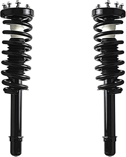 Miniatura 2056 de Detroit Axle - Kit de suspensión delantera de 10 piezas para Chevy Aveo Aveo5 Pontiac G3 Wave 2 Ready Struts Assembly 2 Enlaces de barra