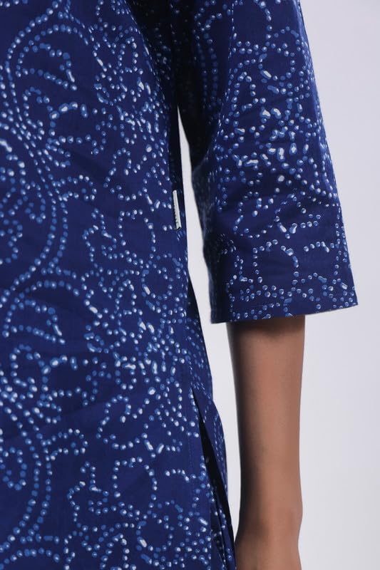 Image of JISORA Women's Cotton Blue Co-ord Set