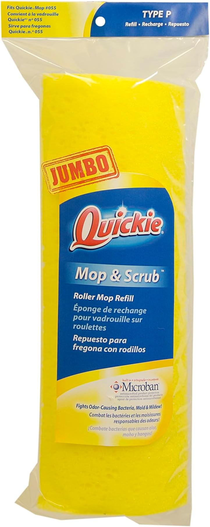 Clean Big Quickie Jumbp Roller Mop Refill Type P
