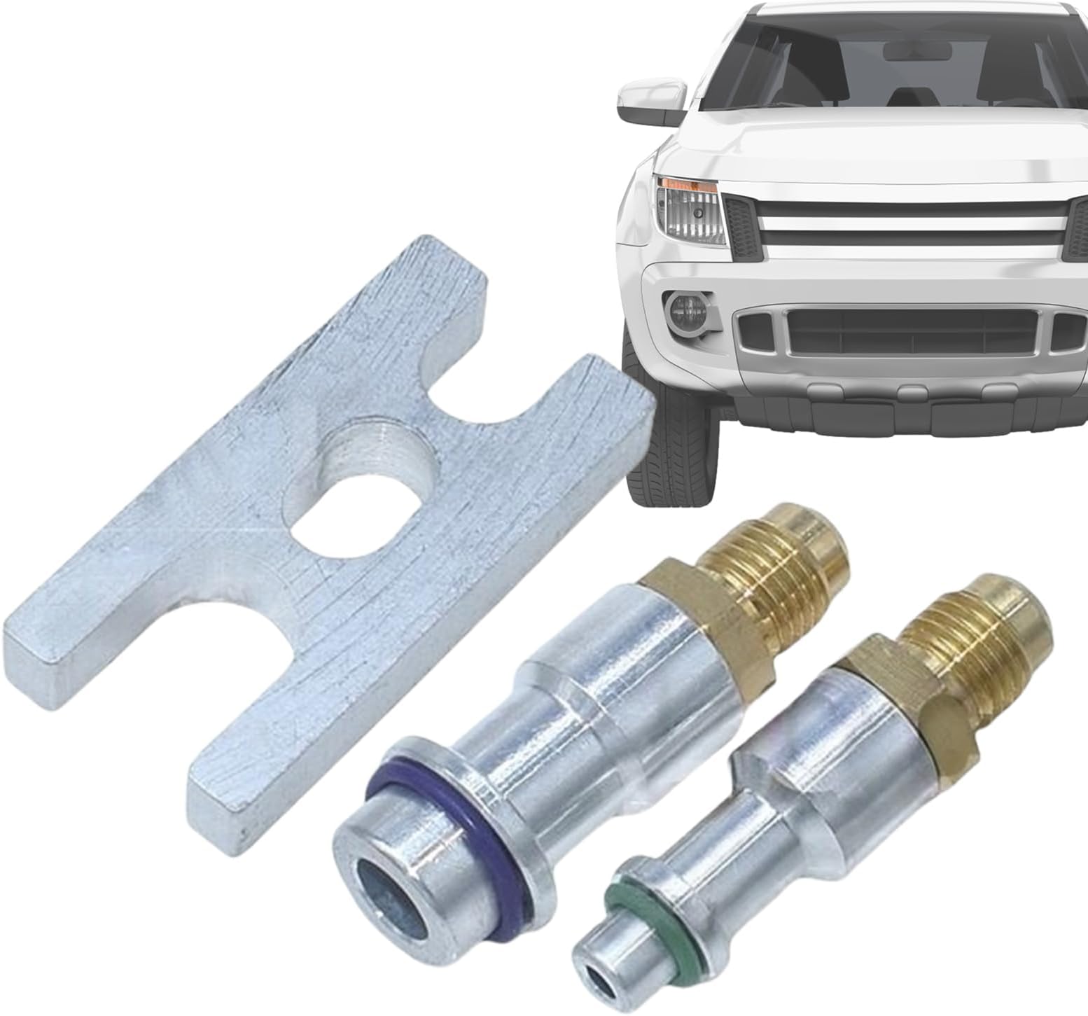 Air Conditioning Leak Test Plug - Test Plug, AC Cap | High Strength Pipe Tool, Durable Maintenance Connector for Auto Workshops, Mechanics, Auto Workshops, Repair Equipment