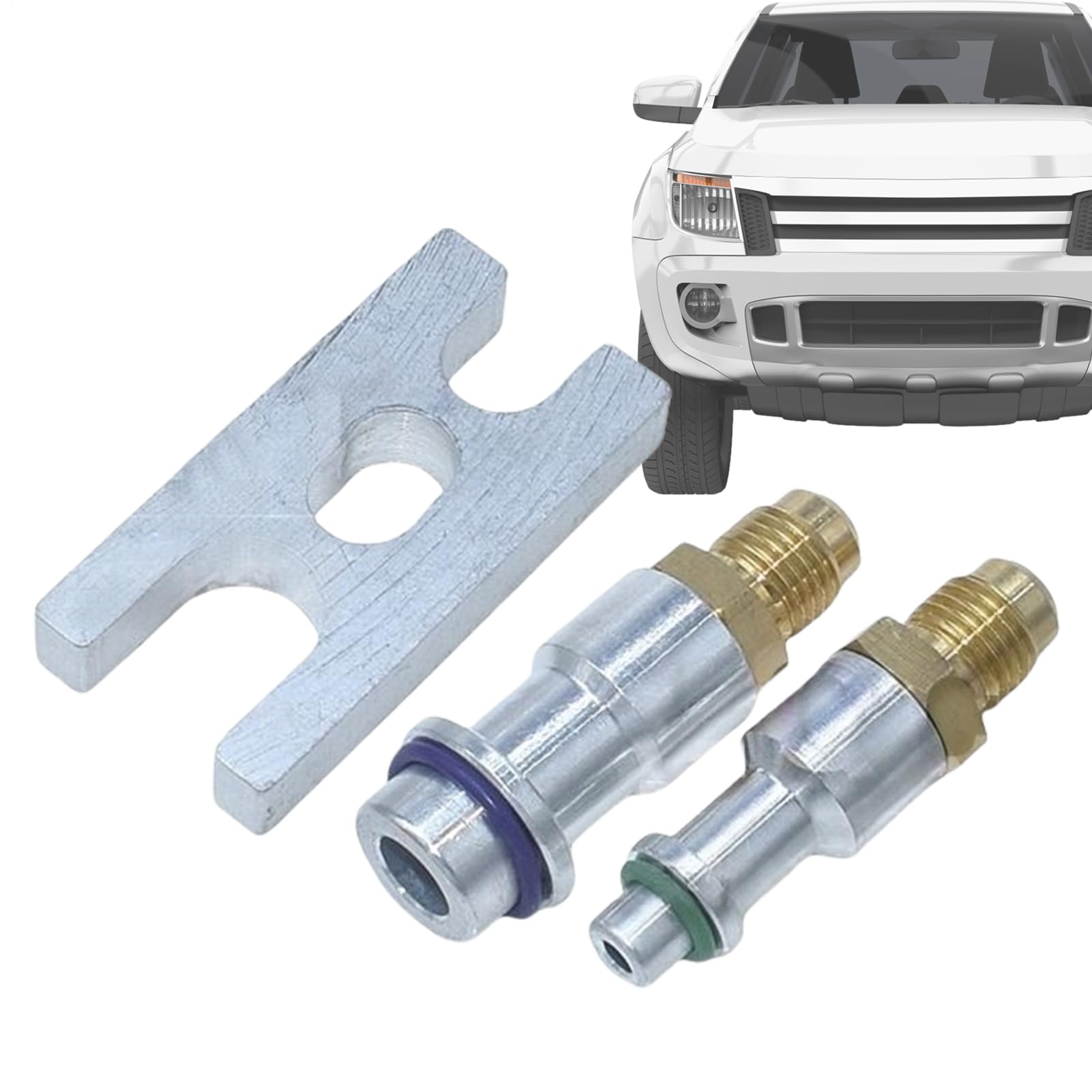 Air Conditioning Leak Test Plug - Test Plug, AC Cap | High Strength Pipe Tool, Durable Maintenance Connector for Auto Workshops, Mechanics, Auto Workshops, Repair Equipment