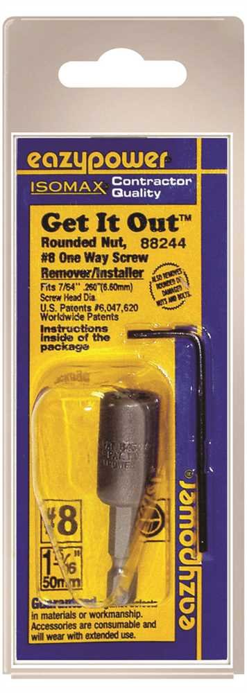 Eazypower Screw Remover/Installer No.8 2 