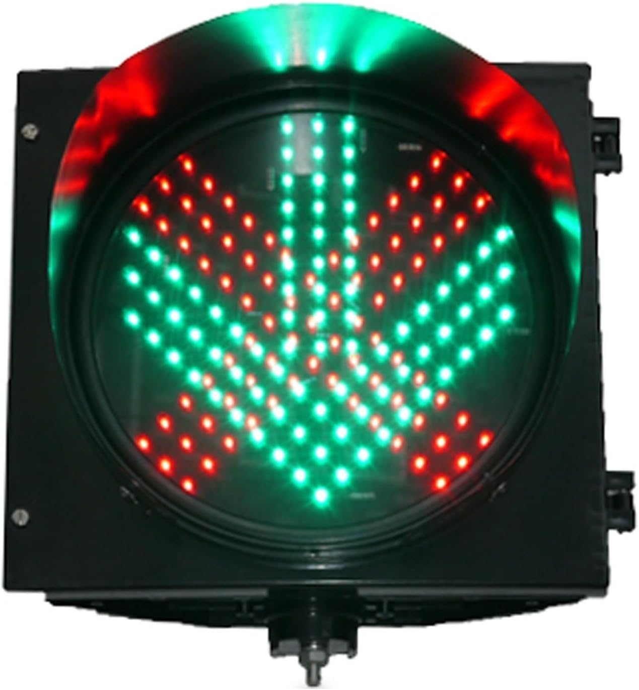 LED Traffic Stop Light, 1 Light Red X/Green Arrow 8Inch/12Inch, Traffic Light PC Housing IP65 Industrial Loading Dock Bay Light, Road Traffic Indicator Light(200mm/8in-110V)