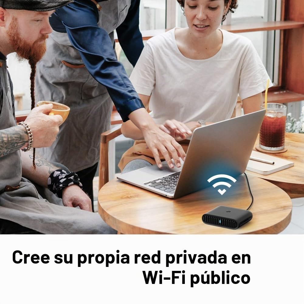 TP-Link TL-WR3002X - Router de Viaje WiFi 6, AX3000, Puertos multigigabit | Router de Viaje WiFi 6. Tamaño de Bolsillo. Múltiples Modos de Uso. Alimentación por USB. Control App Tether.