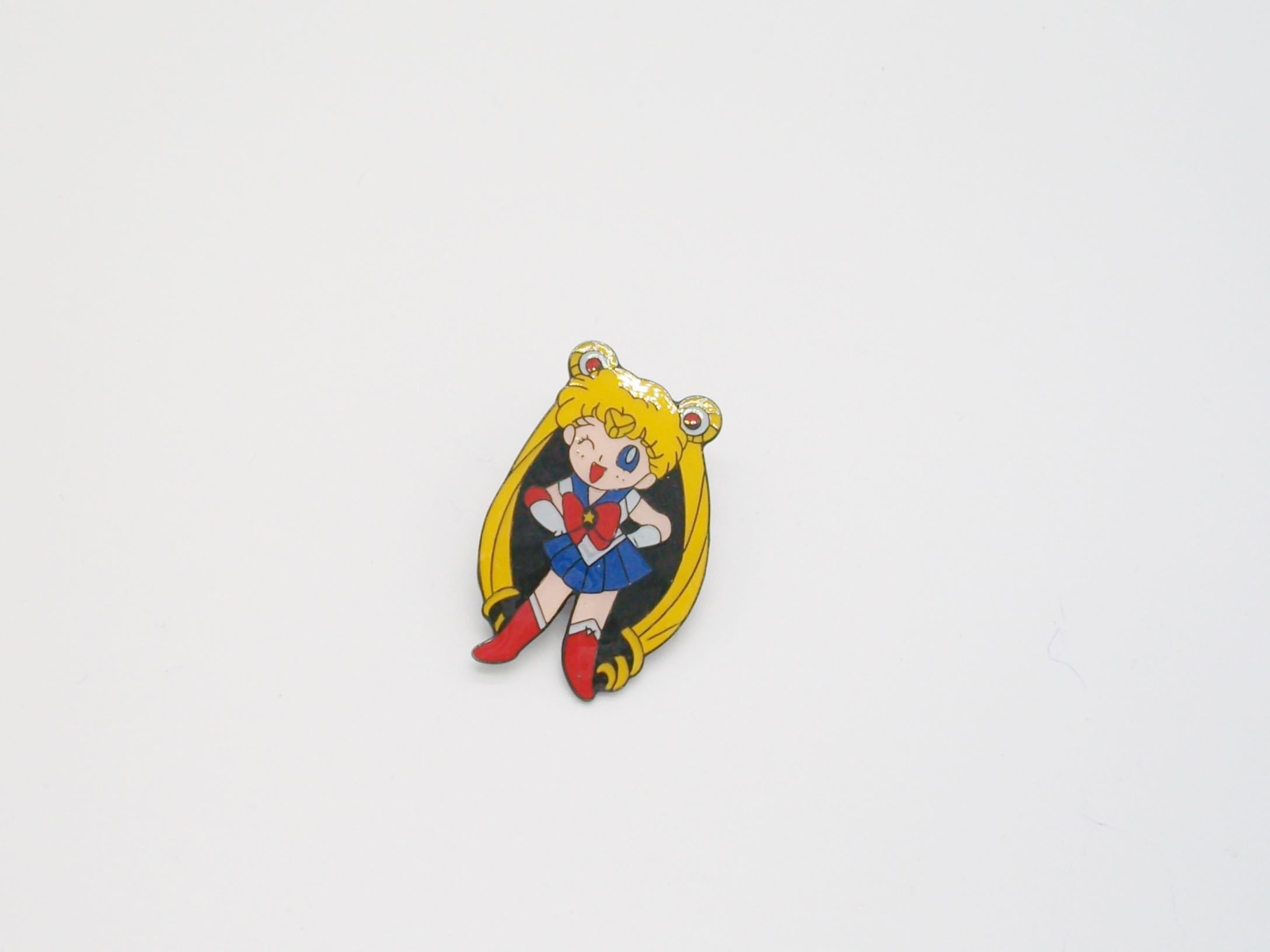 1" Cute Sailor Moon Metal Pin Badge ~